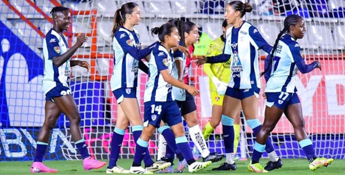 Pachuca Femenil, Atlas Femenil, Jornada 8, Apertura 2025,  Charlyn Corral, Brenda Cerén, Renata Huerta, Karen Flores, Myra Delgadillo, Nina Nicosia