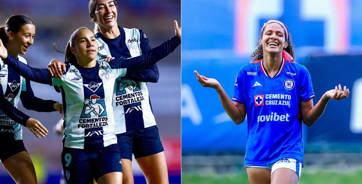 Charlyn Corral, Aerial Chavarín, Pachuca, Cruz Azul, Liga MX Femenil, Apertura 2025, Jornada 9, tabla de goleo