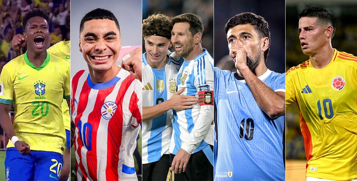 Conmebol, Eliminatorias Sudamericanas, Mundial 2026, Colombia, Uruguay, Paraguay, clasificados, Venezuela, Bolivia, repechaje