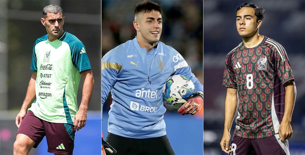 Rayados, Santiago Mele, Germán Berterame, Iker Fimbres, Fecha FIFA, Selección Mexicana, Uruguay, entrenamiento