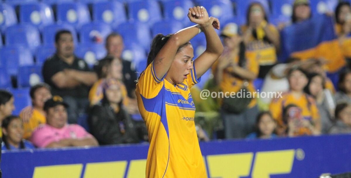 Tigres Femenil, líder, tabla general, 25 unidades, goleada, Rayadas, Clásico Nacional