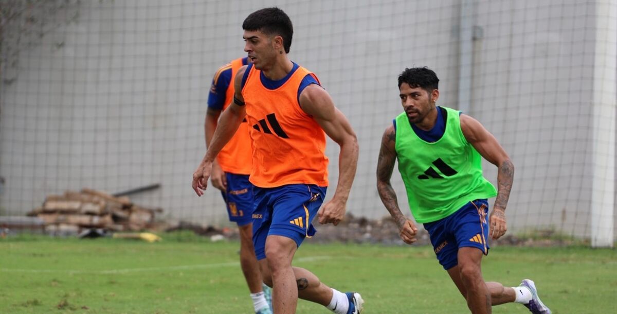 Tigres, entrenamiento, Guido Pizarr, Jesús Garza, Javier Aquino, Centro de Entrenamiento Tigres, León
