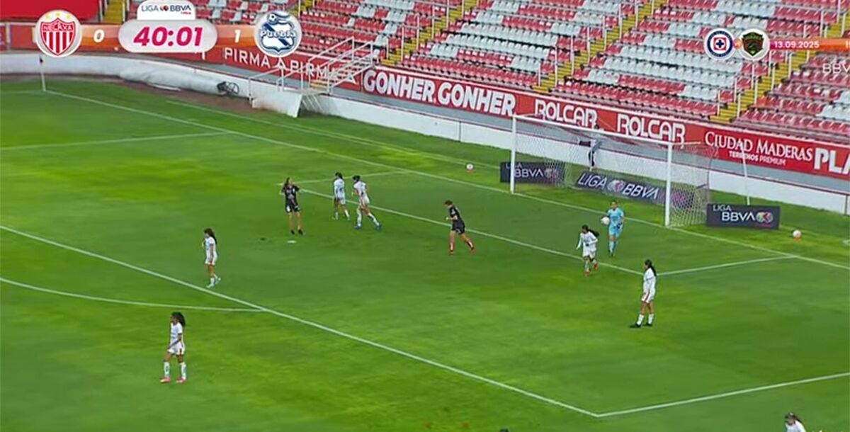 Necaxa, Puebla, Liga MX Femenil, Apertura 2025, Jornada 10, en vivo, crónica, resultado, goles