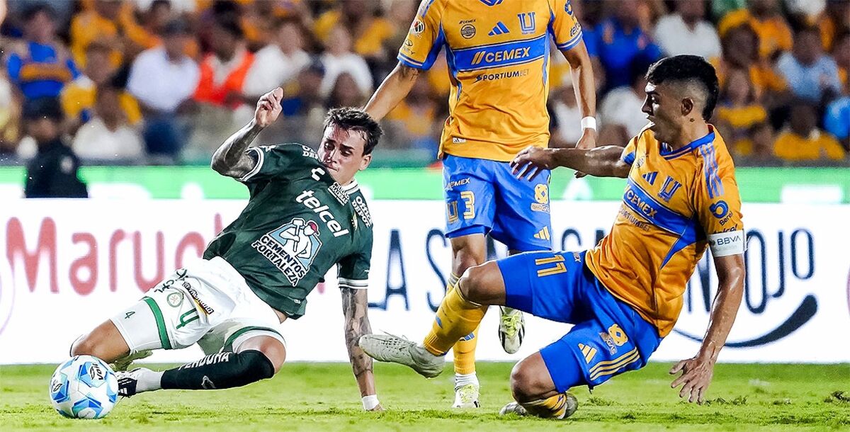 Tigres, León, Liga MX, Apertura 2025, Jornada 8, Estadio Universitario, crónica, resultado, goles
