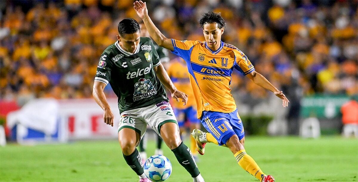 Tigres, León, Liga MX, Apertura 2025, Jornada 8, Estadio Universitario, crónica, resultado, goles