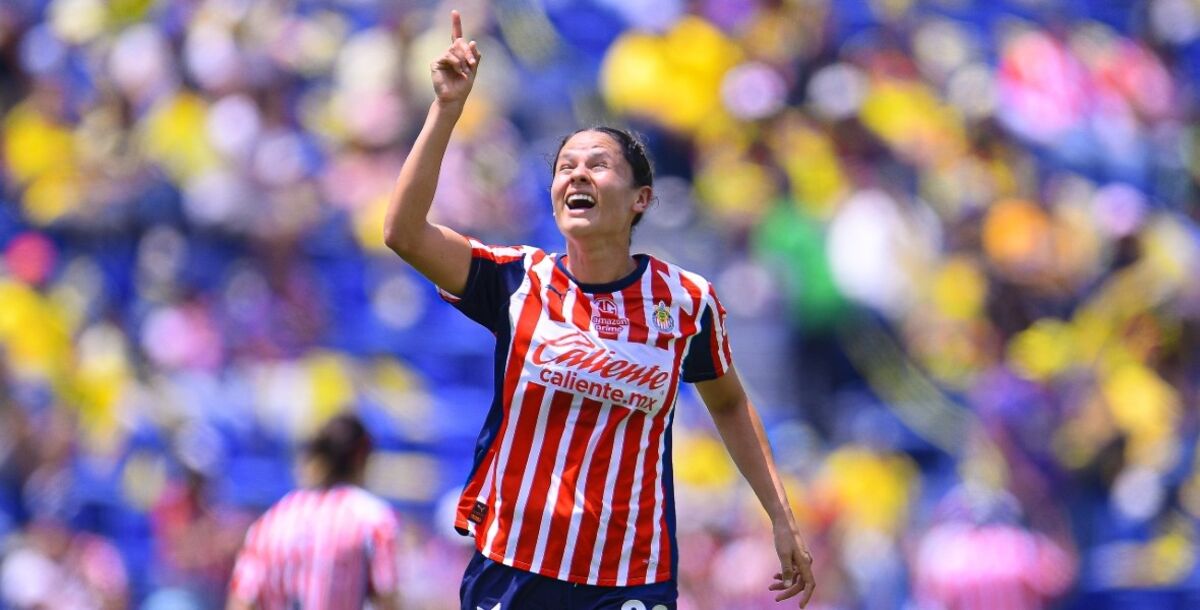 Denise Castro, Chivas Femenil, Clásico, América, doblete, Liga MX Femenil, Carolina Jaramillo