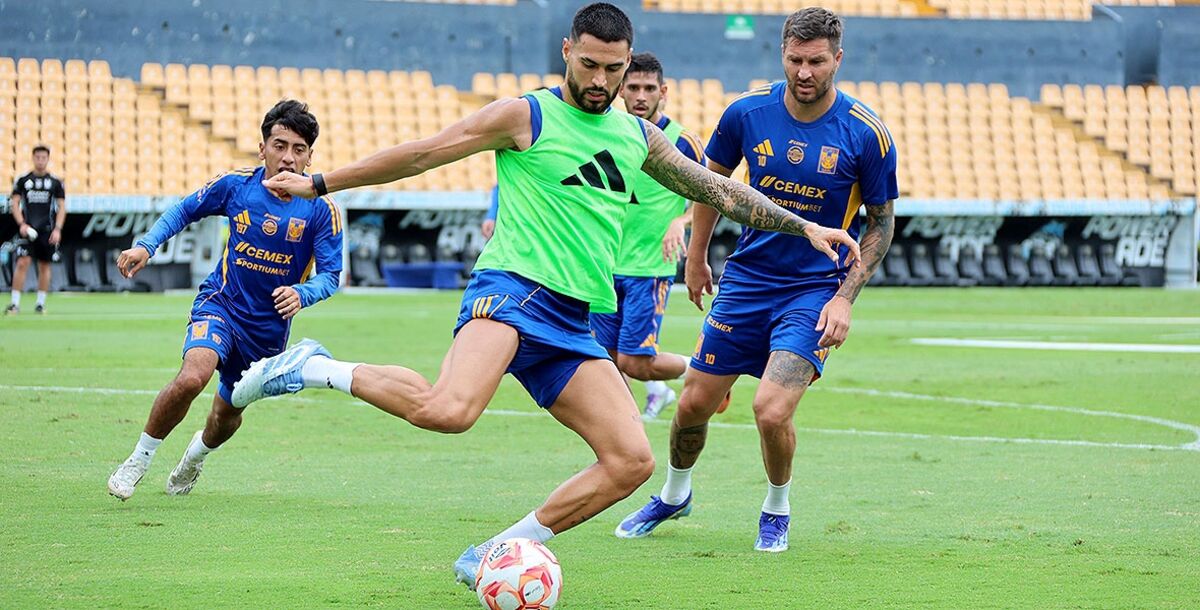 Tigres, Chivas, Guido Pizarro, entrenamiento, Liga MX, Apertura 2025, Jornada 1, juego pendiente, León