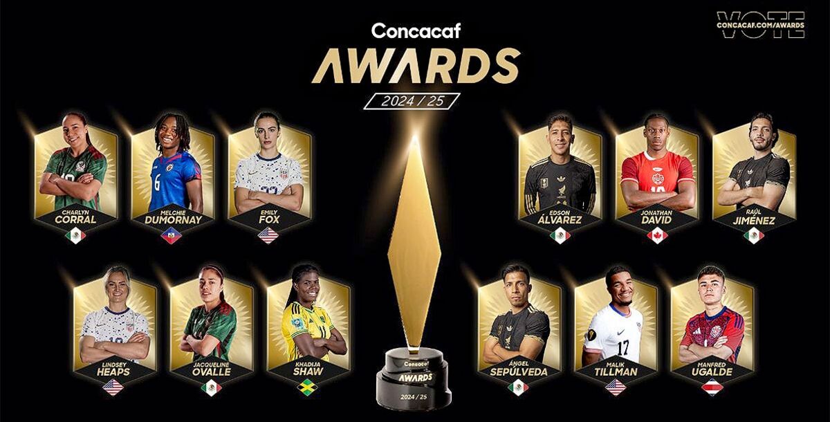 Concacaf, nominados, Jugador del Año, Jugadora del Año, Gol del Año, FIFA