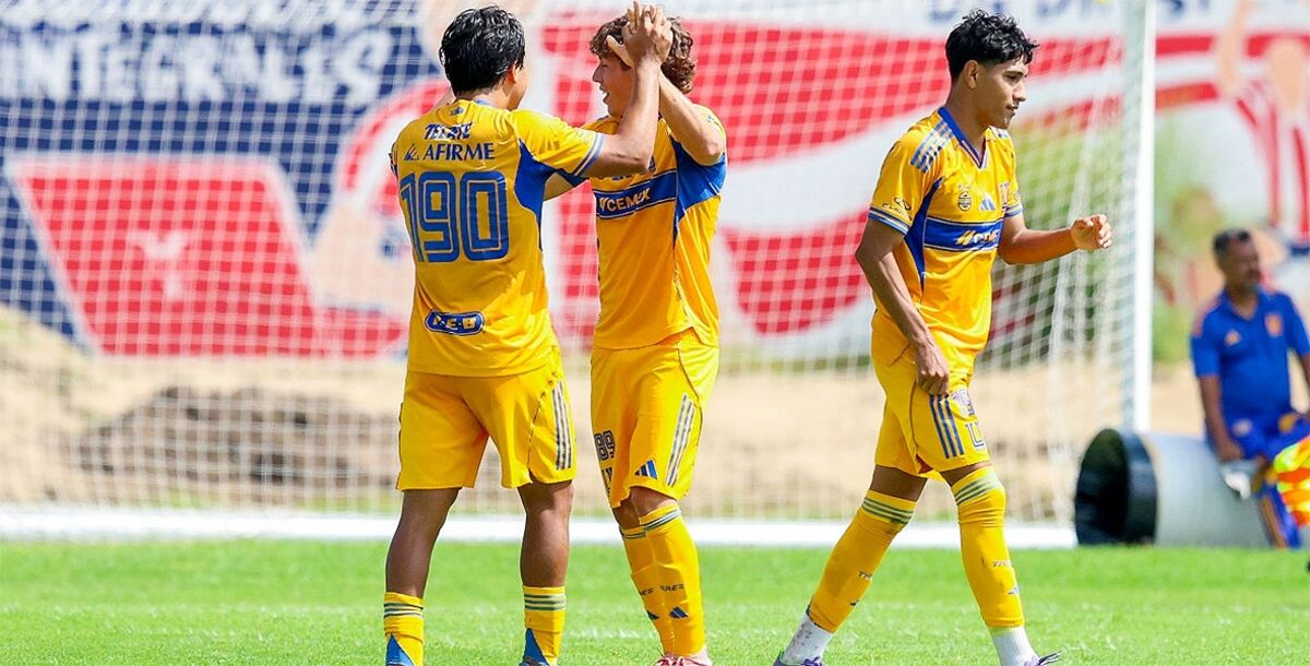 Tigres, Chivas, Guadalajara, Fuerzas Básicas, Liga MX, Apertura 2025, Jornada 1, Sub 21, Sub 19, crónica, resultado, goles, Hernán Elizondo, Carlos Turrubiates