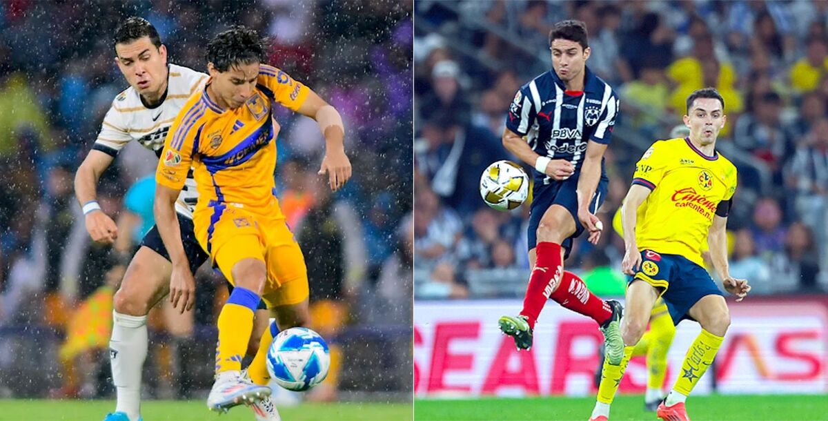 Pumas vs. Tigres, Rayados vs. América, Liga MX, Apertura 2025, Jornada 9, dónde lo veo, en vivo, transmisión, Canal 5, TDUN