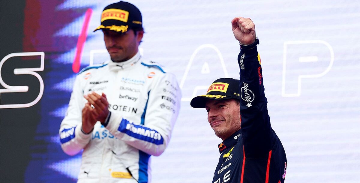 F1, Fórmula 1, Gran Premio de Azerbaiyán, Bakú, carrera, Max Verstappen, George Russell, Carlos Sainz, Red Bull Racing, Mercedes, Williams, Ferrari, McLaren, Oscar Piastri