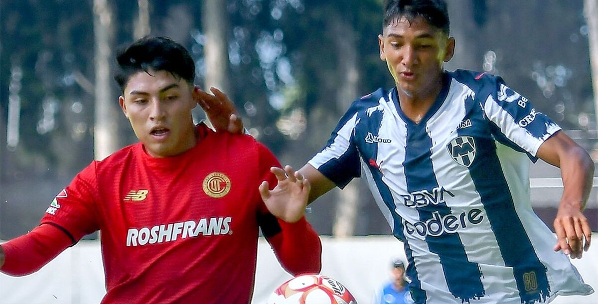 Toluca, Rayados, Monterrey, Diablos, Sub 21, Sub 19, Liga MX, Apertura 2025, Jornada 10, Fuerzas Básicas, crónica, resultado, goles, Esteban Landazabal, Isaác Moreno