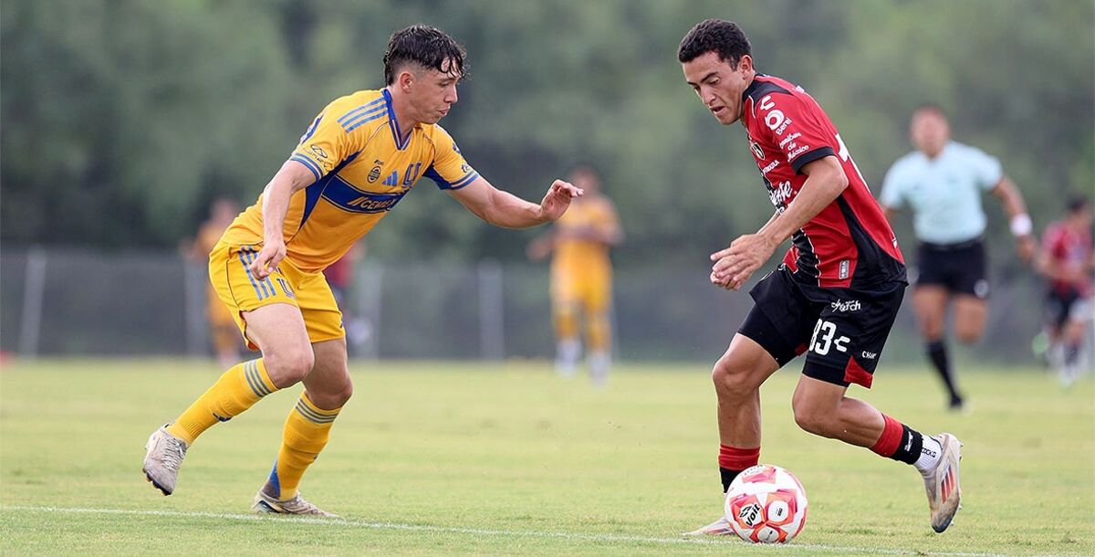 Tigres, Atlas,  Fuerzas Básicas, Liga MX, Apertura 2025, Jornada 10, Sub 21, Sub 19, crónica, resultado, goles, Hernán Elizondo, Carlos Turrubiates