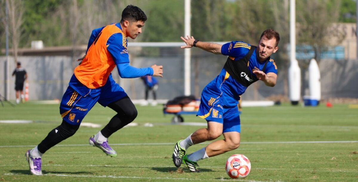 Tigres, entrenamiento, Liga MX, Fernando Gorriarán, Diego Sánchez, Guido Pizarro, Querétaro