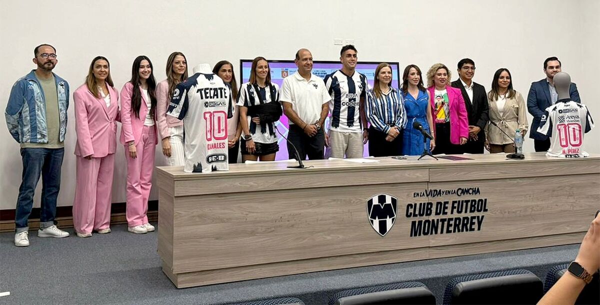 Rayados, Cruz Roja, Santiago Mele, Pamela Tajonar, Club de Futbol Monterrey, campaña social, Prevenir está en tu Cancha