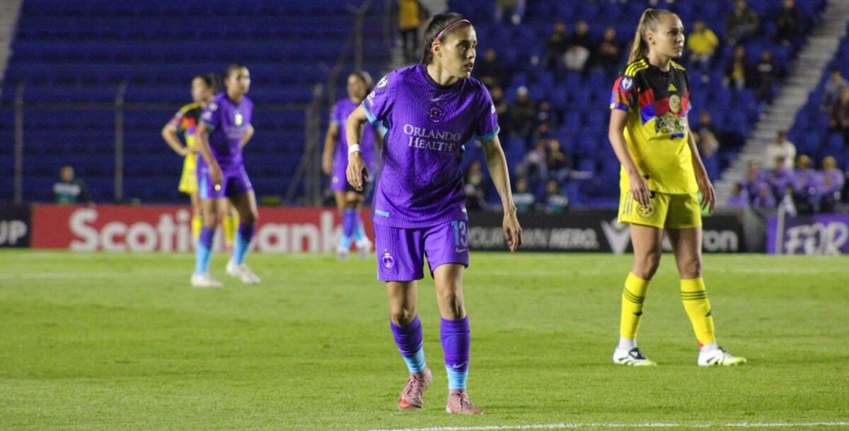 Jacqueline Ovalle, Orlando Pride, Champions Cup W, zona mixta. América, Pachuca