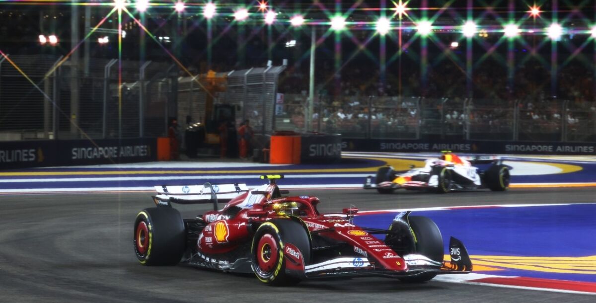 Fórmula 1, Gran Premio de Singapur, prácticas libres, Fernando Alonso, Óscar Piastri, Charles Leclerc, George Russell