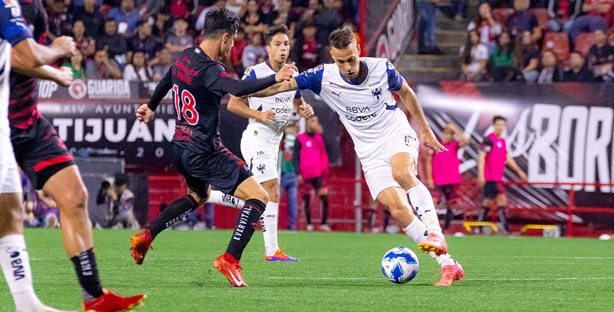Sergio Canales, Xolos, Rayados, Monterrey, Tijuana, Liga MX, Apertura 2025, Jornada 12, lesión, baja por lesión