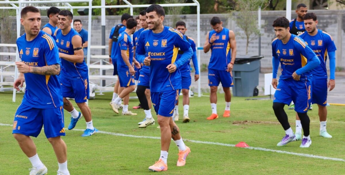 Tigres, entrenamiento, CET, Nicolás Ibáñez, lesión, Liga MX, Fecha FIFA, Diego Lainez, Diego Sánchez