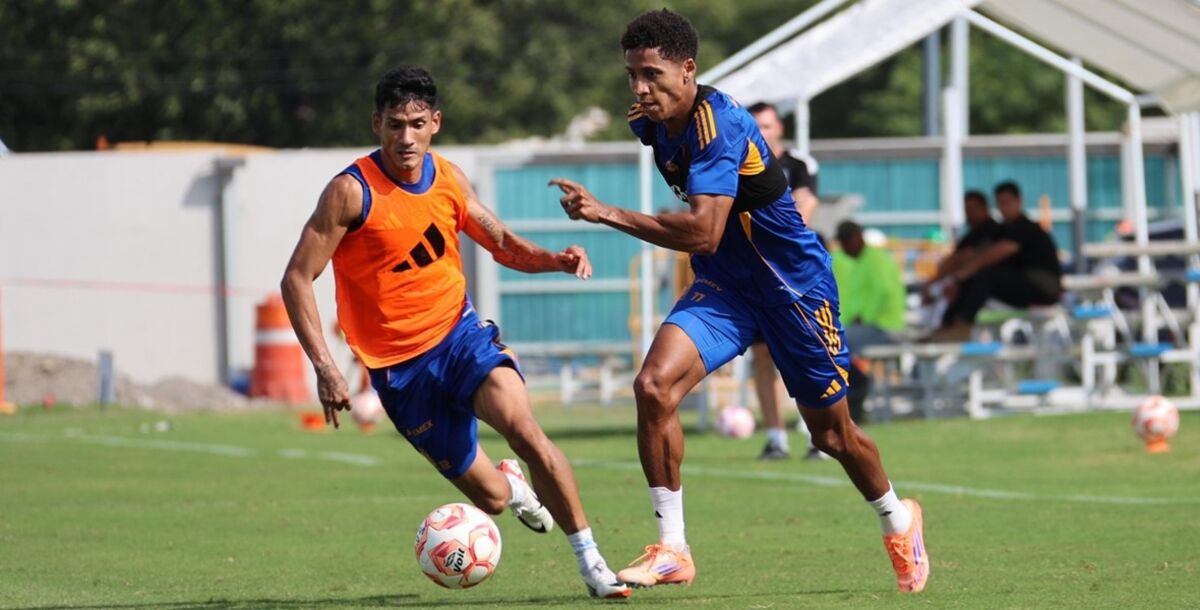 Tigres, entrenamiento, Centro Entrenamiento Tigres, CET, Diego Spanchez, Diego Lainez, minutos de menores, Bernardo Parra, Marcelo Flores, Rafael Guerrero