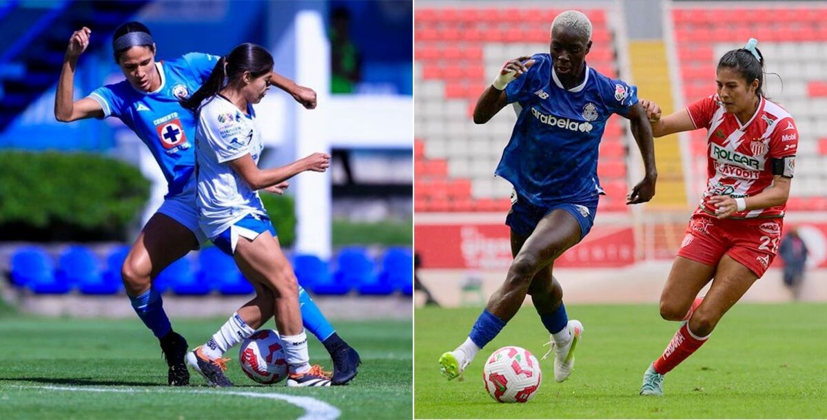 Liga MX Femenil, Apertura 2025, Querétaro vs. Cruz Azul, Necaxa vs. Toluca, Santos vs. Mazatlán, previas