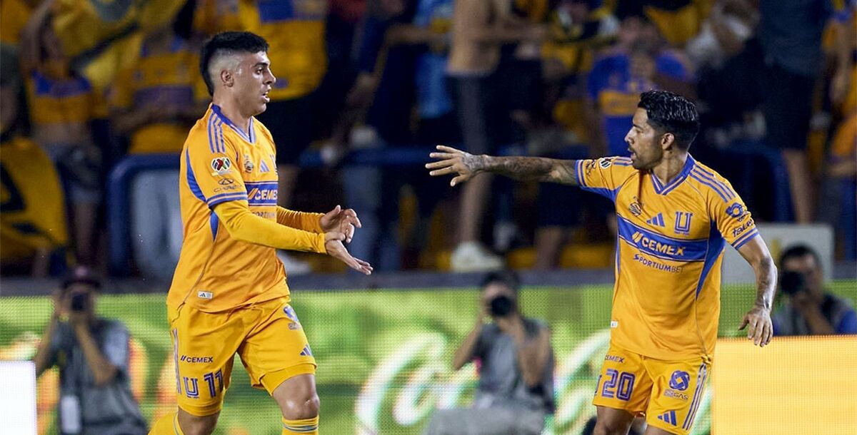Tigres, Necaxa, Rayos, Liga MX, Apertura 2025, Jornada 13, Estadio Universitario, crónica, resultado, goles
