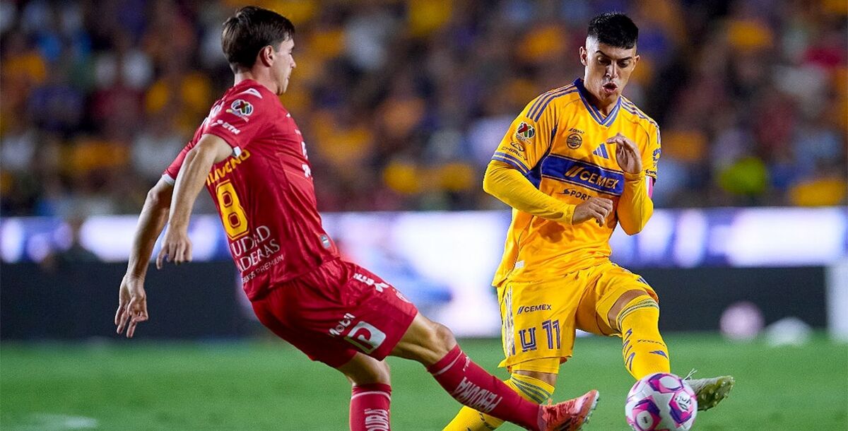 Tigres, Necaxa, Rayos, Liga MX, Apertura 2025, Jornada 13, Estadio Universitario, crónica, resultado, goles