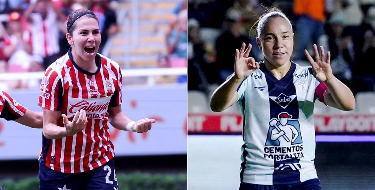 Alicia Cervantes, Charlyn Corral, Pachuca, Chivas, Guadalajara, Tuzas, Liga MX Femenil, Apertura 2025, Jornada 16, goleadoras, campeonas de goleo