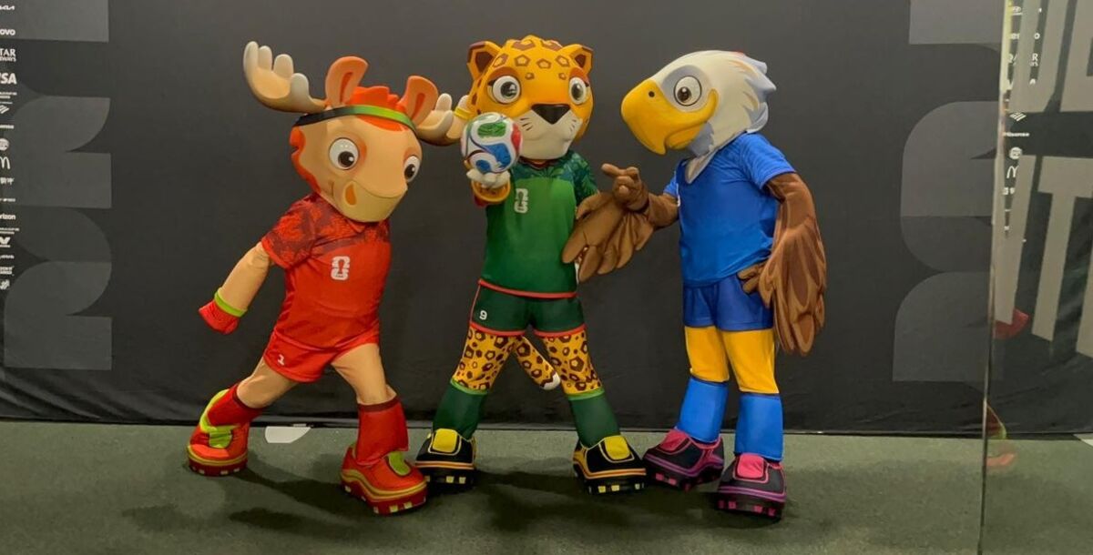 Estadio BBVA, Mundial 2026, mascotas, Maple, Zayu, Clutch, Canadá, México, Estados Unidos, FIFA.
