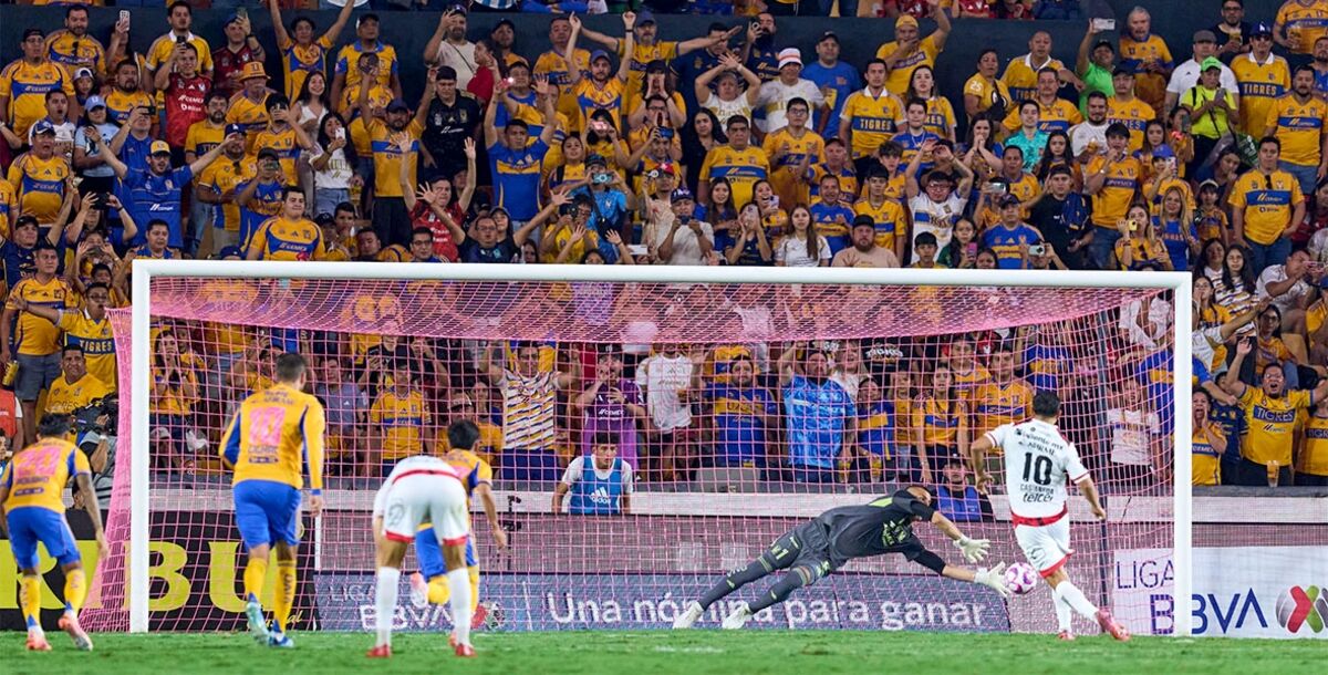 Nahuel Guzmán, Kevin Castañeda, Tigres, Xolos, Liga MX, Apertura 2025, Jornada 15, penales