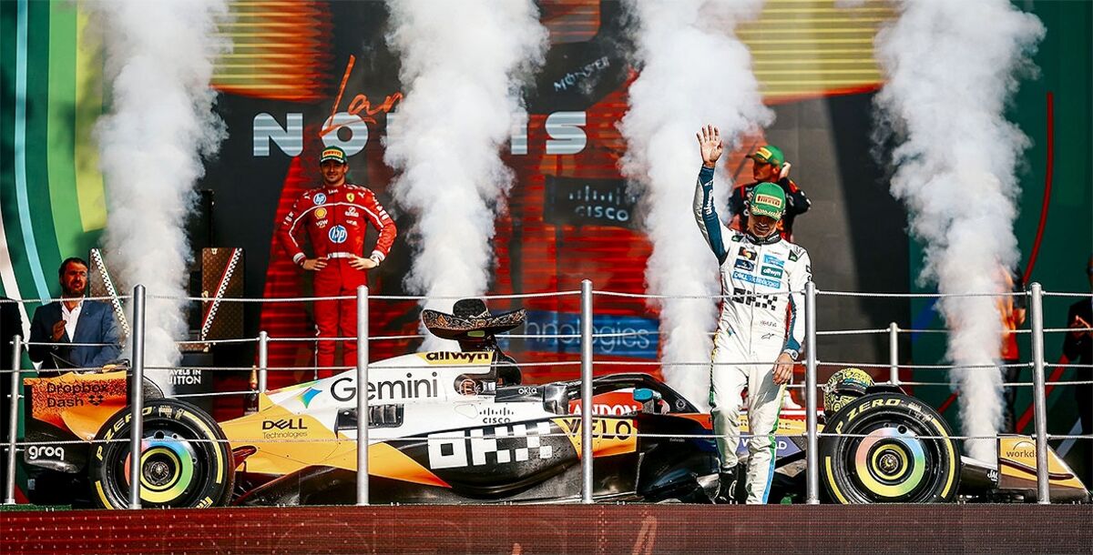 F1, Fórmula 1, Gran Premio de la Ciudad de México, autódromo Hermanos Rodríguez, carrera, Oscar Piastri, Lando Norris, Max Verstappen, McLaren, Red Bull, Mercedes, Ferrari