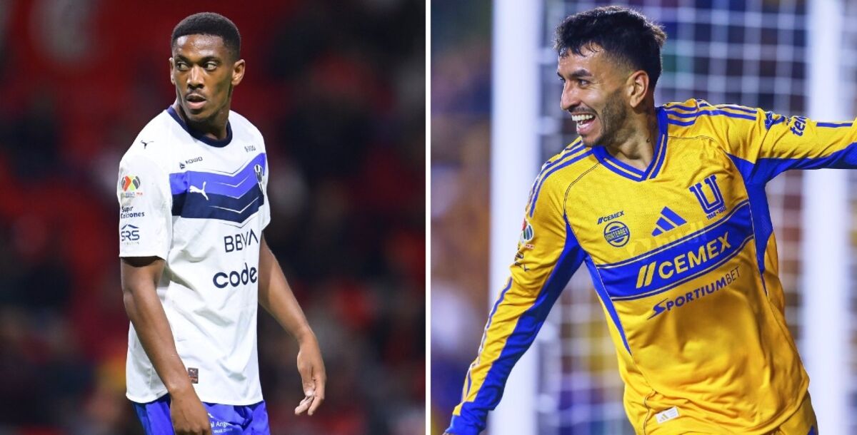 Clásico Regio, Tigres, Rayados, debutantes, primer clásico, Ángel Correa, Anthony Martial, Marco Farfán, Santiago Mele, Gacelo López, Liga MX