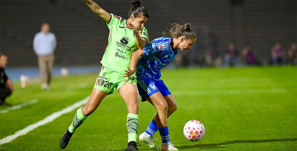FC Juárez, Tigres Femenil, Liga MX Femenil, Apertura 2025, Liguilla, Cuartos de Final, Ida, Estadio Olímpico Benito Juárez, crónica, resultado, goles