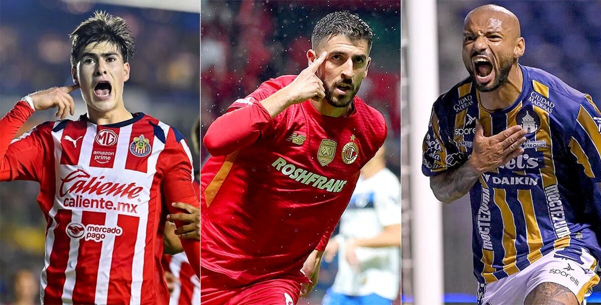 Liga MX, Apertura 2025, Jornada 17, Paulinho, Toluca, João Pedro, Atlético de San Luis, Armando Hormiga González, Chivas, campeón de goleo