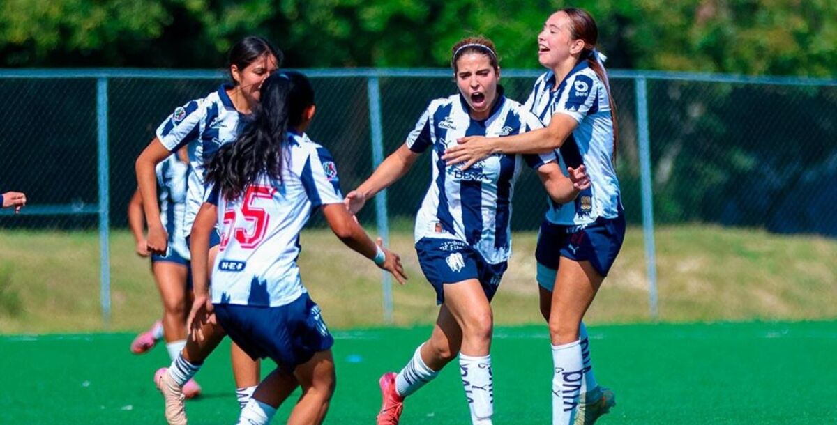 Rayadas Sub 19, primera clasificación, Liguilla, Fuerzas básicas, conato de bronca, Santos, América, Liga MX Femenil Sub 19