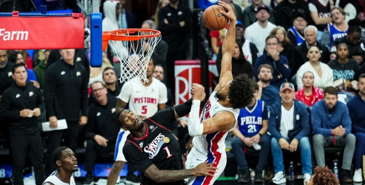 NBA, resultados, 9 de noviembre, Detroit Pistons, Cade Cunningham, Jalen Duren, Conferencia Este, Philadelphia 76ers