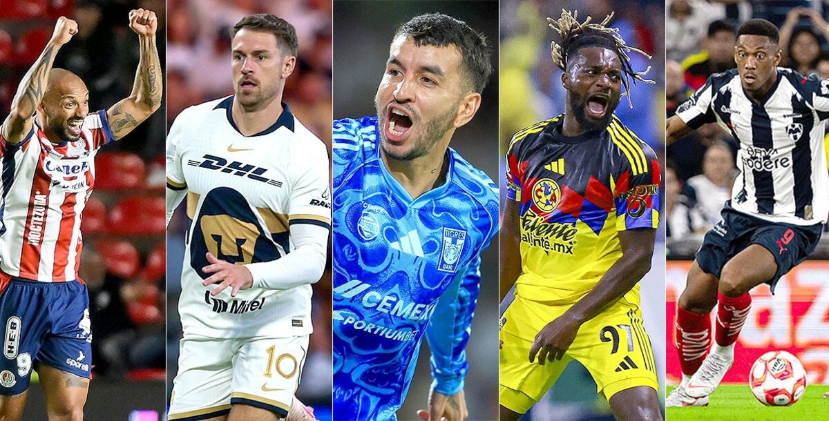 Liga MX, Apertura 2025, refuerzos, Ángel Correa, João Pedro, Allan Saint-Maximin, Aaron Ramsey, Anthony Martial, adaptación, refuerzos