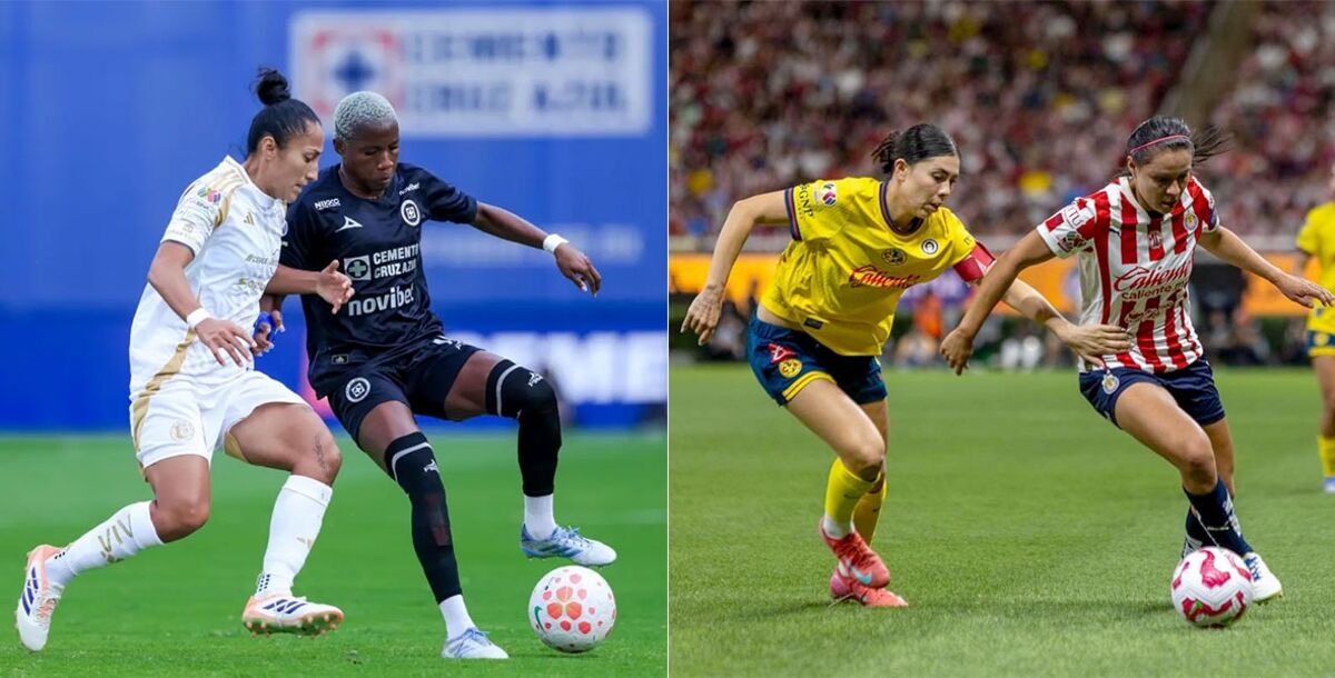 Liga MX Femenil, Apertura 2025, Semifinales, Liguilla, Tigres Femenil vs. Cruz Azul, Chivas vs. América, ¿Dónde lo veo?