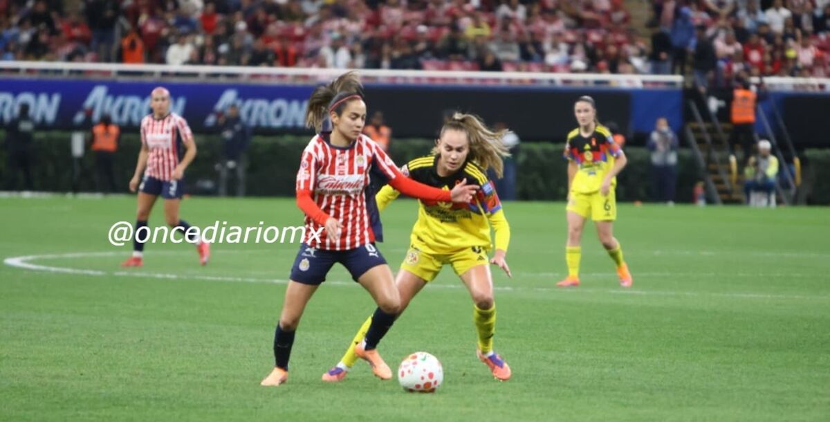 América Femenil, Chivas, Clásico, Semifinales, Liguilla, Liga MX Femenil, minuto a minuto, en vivo, acciones, crónica