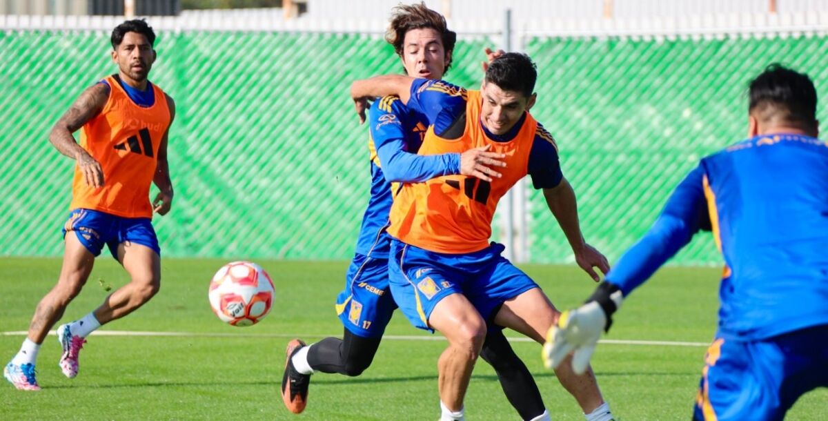 Tigres, entrenamiento, CET, interescuadras, amistoso, Alebrijes, Guido Pizarro, Diego Lainez, Marcelo Flores, Liga MX