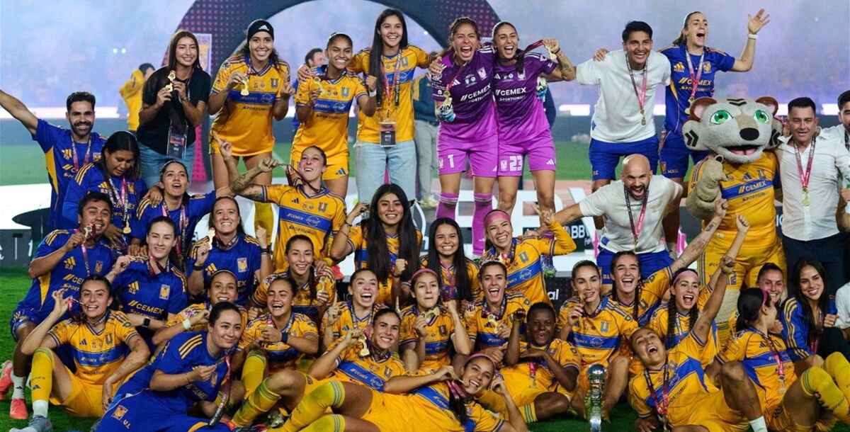 Tigres Femenil Campeón, campeones históricos, Liga MX Femenil, séptimo título, América Femenil, recuento, dominio