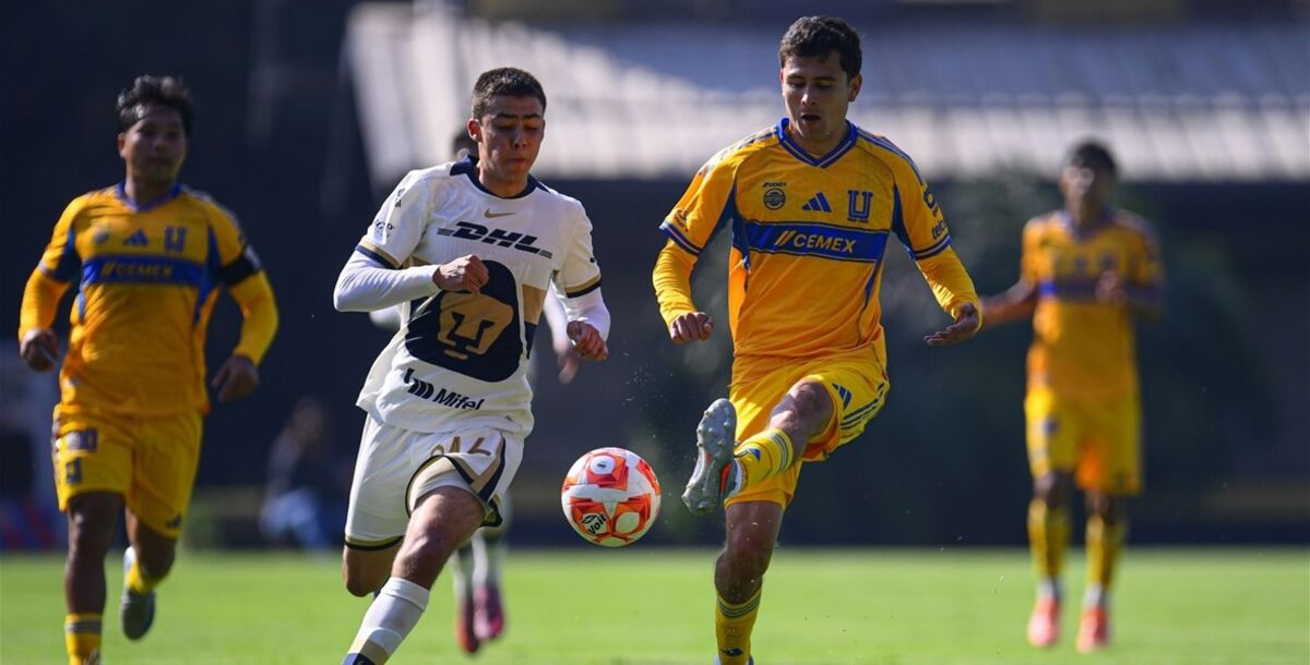 Tigres Sub 21, Pumas Sub 21, Semifinal Vuelta, La Cueva, 2-1, clasificación, Apertura 2025