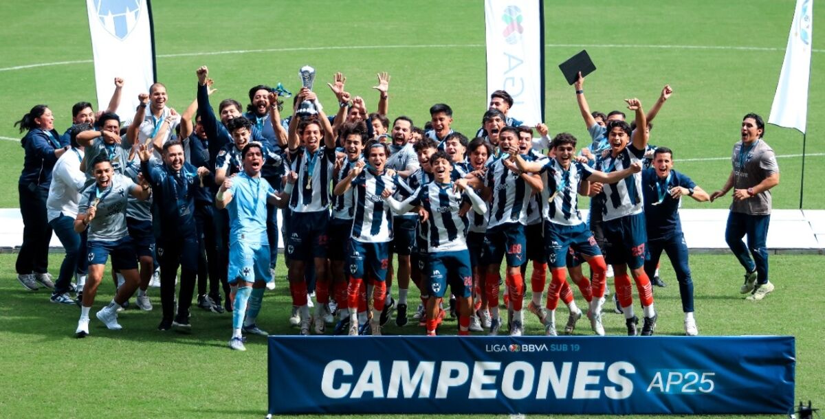 Rayados Sub 19, campeón, Santos, Final, Estadio BBVA, Fuerzas Básicas, Javier Serna, Aldo de Nigris, Omar Gálvez