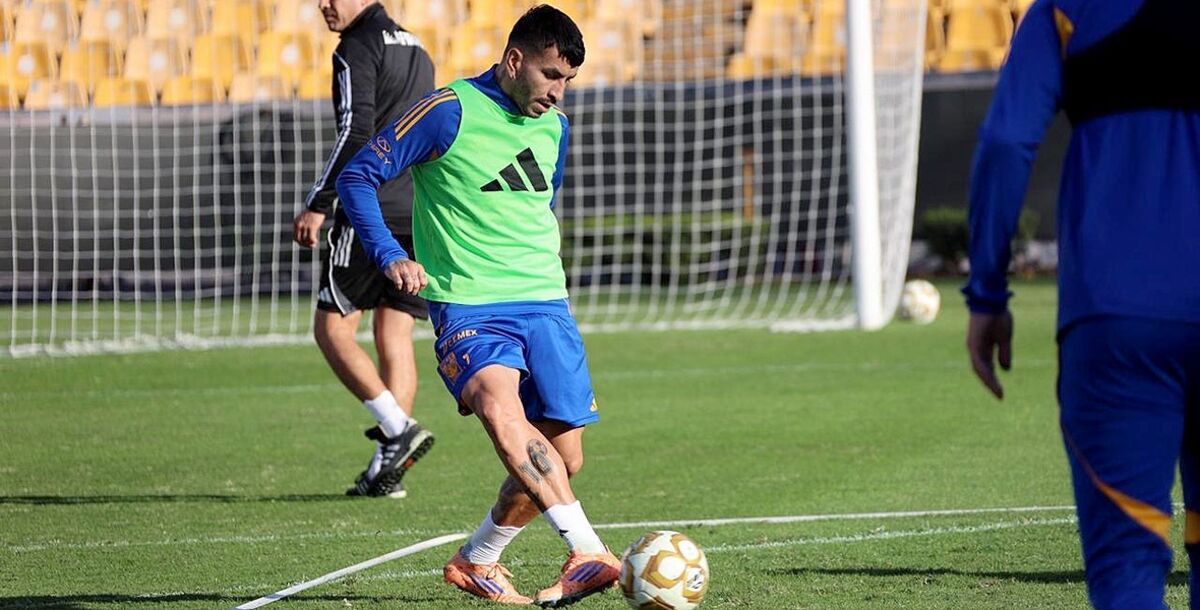 Tigres, Toluca, Liga MX, Apertura 2025, Liguilla, Final, Nicolás Ibáñez, Jesús Angulo, Guido Pizarro, entrenamiento