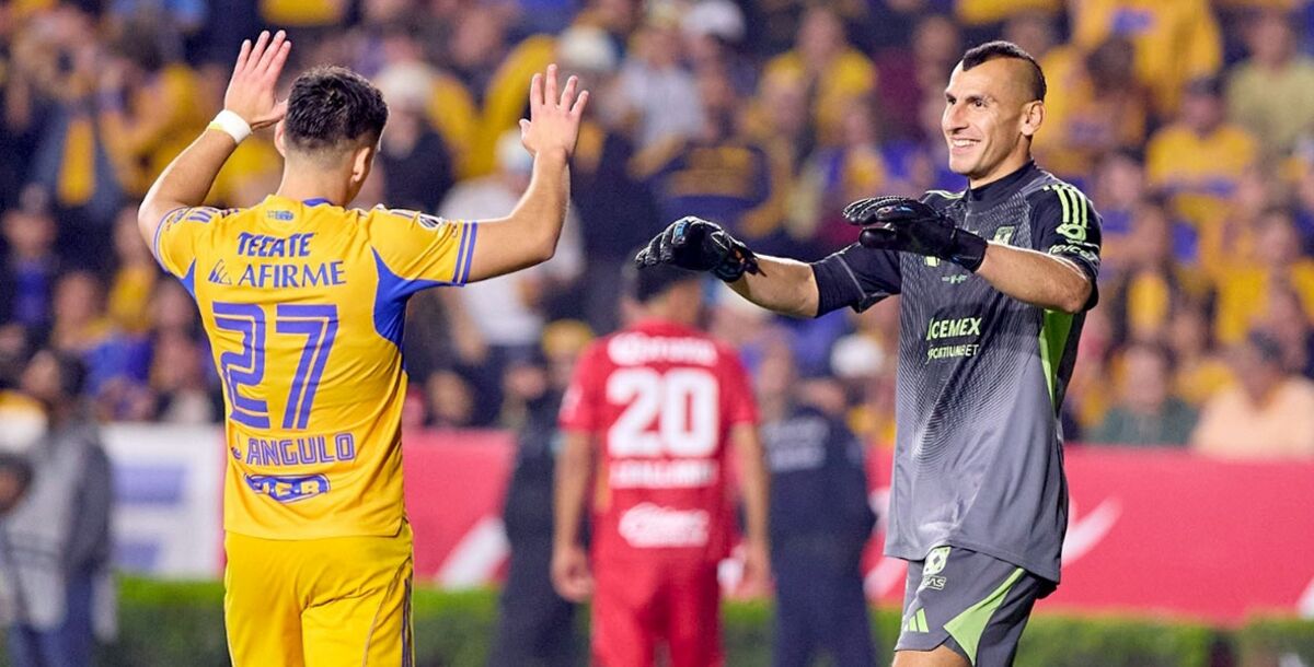 Nahuel Guzmán, Miguel Marín, Tigres, Toluca, Liga MX, Apertura 2025, Liguilla, Final, Ida, Cruz Azul, arquero con más portería en cero en Finales de Liga