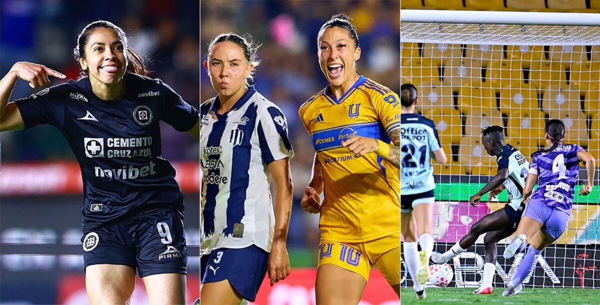 Liga MX Femenil, Apertura 2025, Tigres Femenil, Pachuca, Cruz Azul, Rayadas, resultados históricos, primera vez