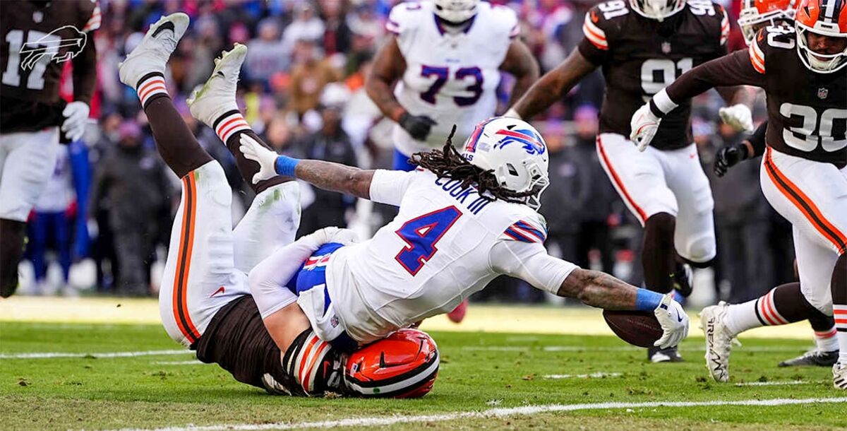 NFL, Semana 16, Bills, Browns, Chargers, Cowboys, Panthers, Buccaneers, crónica, resultado