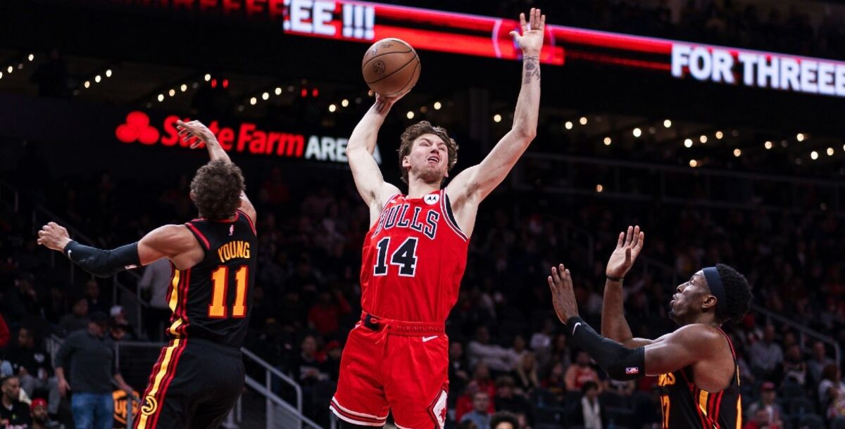 Chicago Bulls, Atlanta Hawks, juego con más puntos, marcador, Matas Buzelis, NBA 