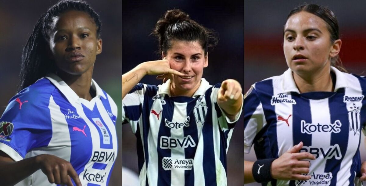 Rayadas, Alice Soto, Jermaine Seoposenwe, Lucía García, Amandine Miquel, Liga MX Femenil