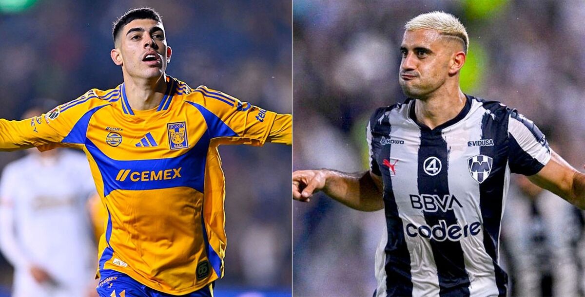 Tigres, Rayados, Liga MX, Apertura 2025, mejor ofensiva, Juan Brunetta, Germán Berterame, goles